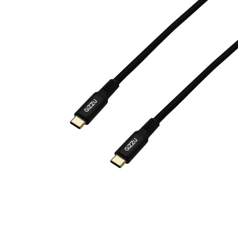 GCPU3C1_wr_01a.jpg Gizzu High Speed Type-C to Type-C Cable 1m Poly - Image 1