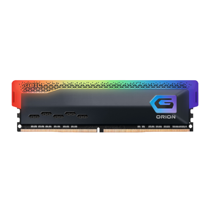GOSG416GB3200C16BSC_wr_01a.jpg Geil Orion RGB 16GB 3200MHz DDR4 Desktop Gaming Memory - Grey - Image 1