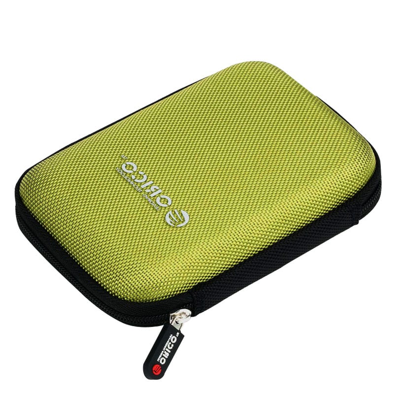 PHD-25-GR-BP_wr_01.jpg ORICO 2.5" Nylon Portable HDD Protector Case - Green - Image 1