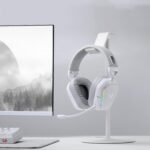 Redragon H868 RGB Wireless Gaming Headset - White - Image 4