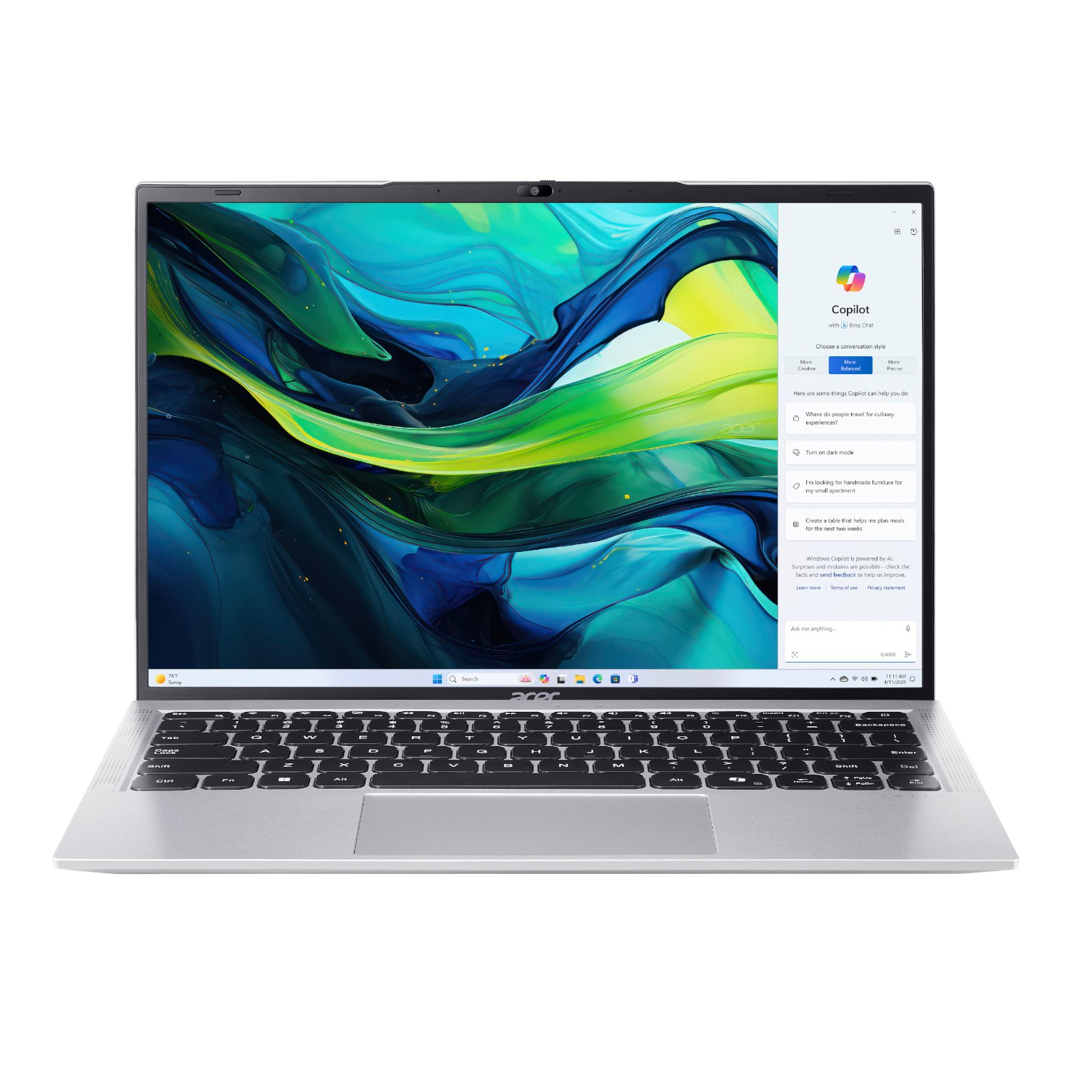 NX.J2YEA.001_Acer-Swift-Lite-14-Laptop-Intel-i3-1315U-8GB-DDR5-512GB-NVMe-Windows-11-Home_wr_01a.jpg Acer Swift Lite 14? Laptop , Intel i3-1315U , 8GB DDR5 , 512GB NVMe , Windows 11 Home - Image 1