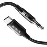 UGreen USB Type-C to 3.5mm AUX Audio Cable 3M - Black - Image 3