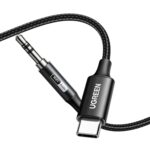UGreen USB Type-C to 3.5mm AUX Audio Cable 2M - Black - Image 2