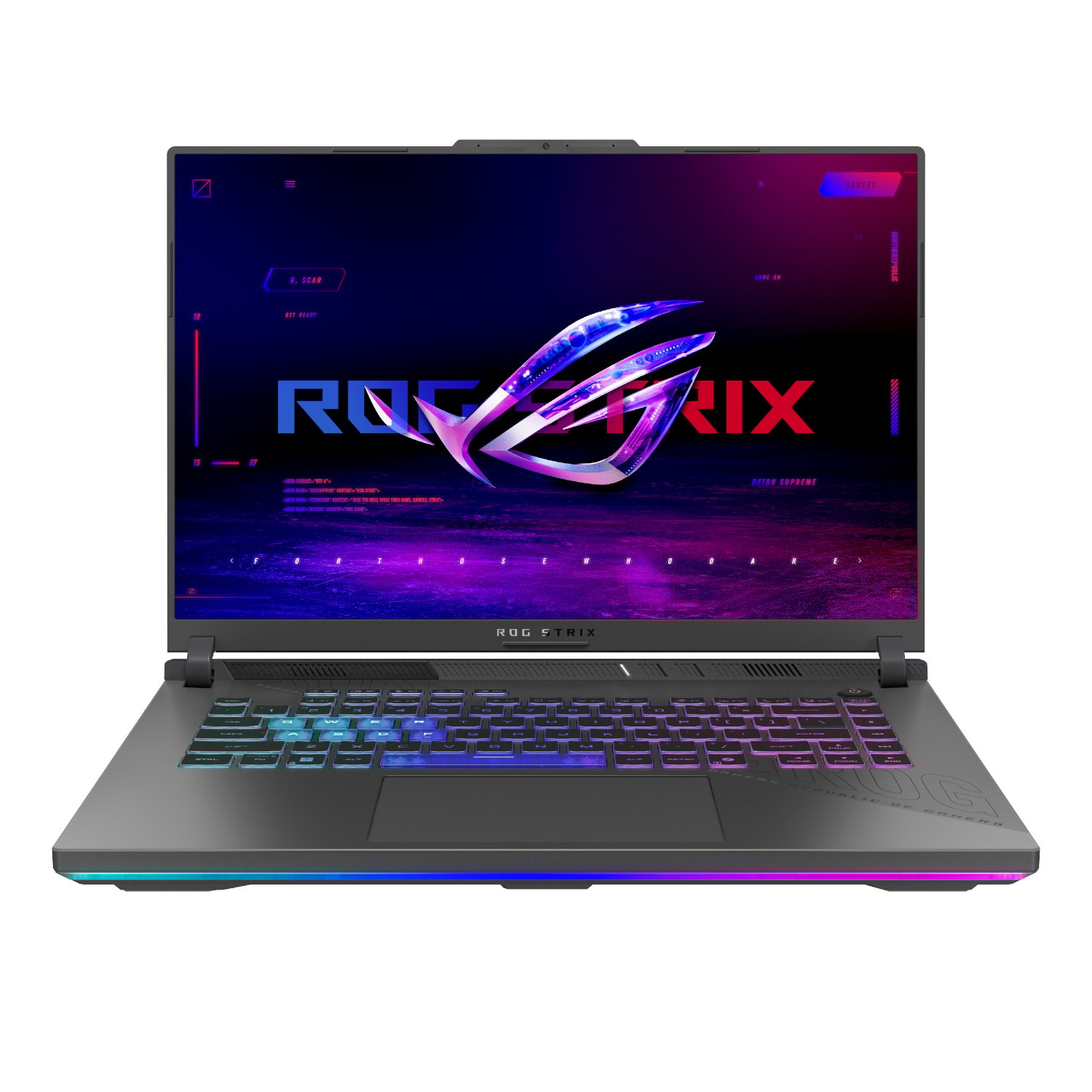 G614PM-91610G0W_Asus-ROG-Strix-G16-AMD-Ryzen-9-8940HX-Windows-11-Home-Gaming-Notebook-Grey_wr_01a.jpg Asus ROG Strix G16 Gaming Laptop 16" , Ryzen 9 8940HX , 16GB DDR5 , RTX 5060 , 1TB SSD , Windows 11 - Image 1