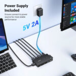 UGREEN 2-In-1 HDMI KVM Switch 4 USB Ports 4K@60Hz?Black - Image 3