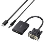UGREEN VGA to HDMI Converter , Male to Female , 1080P Full HD ? Black - Image 2