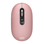 Port Connect PURE MAC Rechargeable Wireless and Bluetooth Mouse - Copper Rose