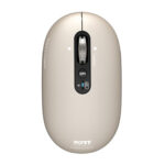 Port Connect PURE MAC Rechargeable Wireless and Bluetooth Mouse - Pearl