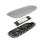 Asus Cobble M.2 SSD Type-C Enclosure and Crucial E100 1TB NVMe Bundle - Grey - Image 5