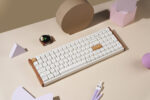 Keychron K4 HE 96% Magnetic Switch Hot-Swap RGB Wireless Keyboard ? White (Wood + Aluminium) - Image 4