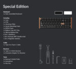 Keychron K4 HE 96% Magnetic Switch Hot-Swap RGB Wireless Keyboard ? White (Wood + Aluminium) - Image 6