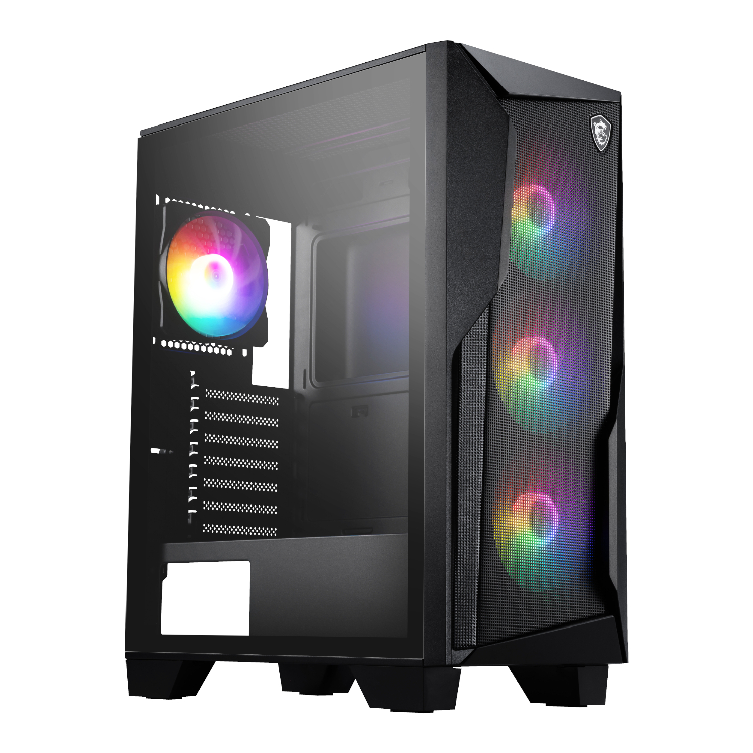 MAG-FORGE-130A-AIRFLOW_MSI-MAG-FORGE-130A-Airflow-ATX-Gaming-Chassis-Black_wr_01a.jpg MSI MAG FORGE 130A Airflow ATX Gaming Chassis - Black - Image 1