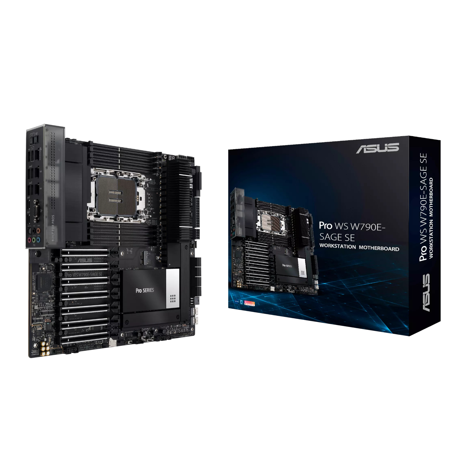PRO-WS-W790E-SAGE-SE_Asus-Pro-WS-W790E-SAGE-SE-LGA4677-EEB-Motherboard_wr_01.jpg Asus Pro WS W790E-SAGE SE LGA4677 EEB Motherboard - Image 1
