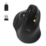 Port Connect Bluetooth + Wireless Rechargeable Ergonomic Trackball Mouse - Image 5