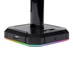 Redragon HA300 Scepter Pro RGB Headset Stand with USB Hub (4 x USB 2.0, RGB Lighting) - Image 4