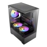 Antec VCX100M RGB Elite ATX, Micro-ATX, ITX Mini Tower Gaming Chassis ? Black - Image 5