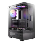 Antec VCX200 RGB Elite ATX Mid-Tower Gaming Chassis - Black