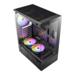 Antec VCX200 RGB Elite ATX Mid-Tower Gaming Chassis - Black - Image 5