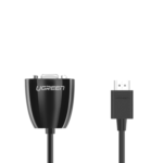 UGREEN HDMI to VGA Converter, 1080p Video Adapter - Black - Image 2