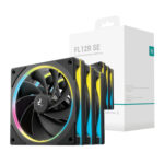 DeepCool FL12R SE 3-in-1 ARGB 120mm PWM 3 Fan Pack - Black